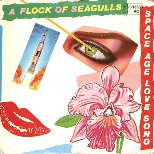 Cover A Flock Of Seagulls - Space Age Love Song (7, Single) Schallplatten Ankauf