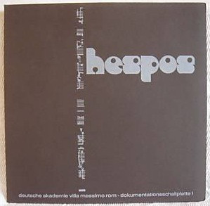 Cover Hans-Joachim Hespos - Deutsche Akademie Villa Massimo Rom - Dokumentationsschallplatte 1 (10, Ltd) Schallplatten Ankauf
