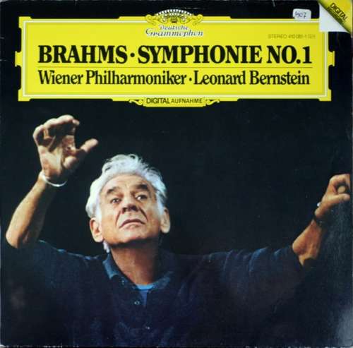 Cover Brahms* - Wiener Philharmoniker · Leonard Bernstein - Symphonie No. 1 (LP) Schallplatten Ankauf