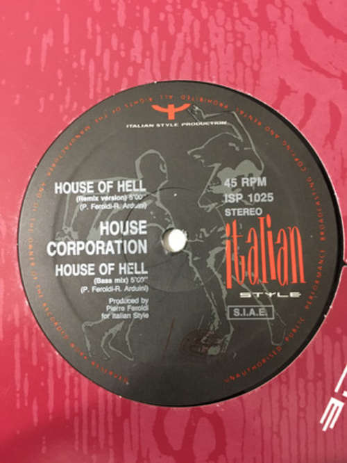 Cover House Corporation - House Of Hell (Remix) (12) Schallplatten Ankauf