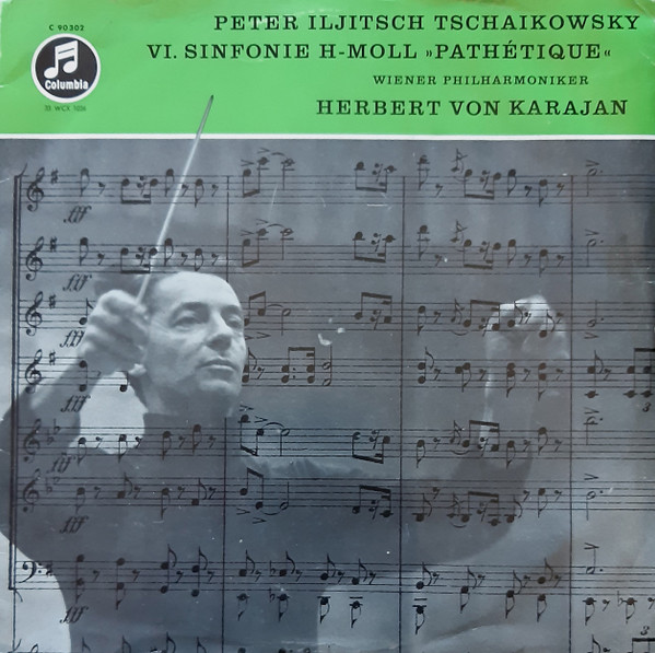 Cover Peter Iljitsch Tschaikowsky*, Wiener Philharmoniker, Herbert von Karajan - VI. Sinfonie H-Moll »Pathétique« (LP, Mono, Gat) Schallplatten Ankauf