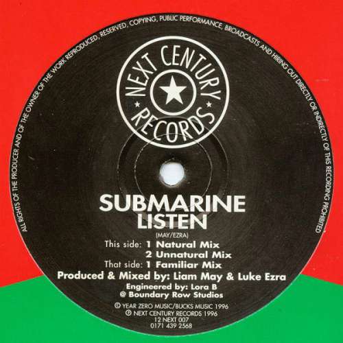 Cover Submarine (2) - Listen (12) Schallplatten Ankauf