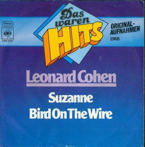 Cover Leonard Cohen - Suzanne / Bird On The Wire (7, Single) Schallplatten Ankauf
