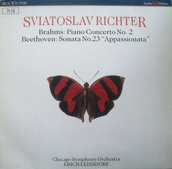 Cover Sviatoslav Richter - Brahms : Piano Concerto Nº 2 / Beethoven : Sonata Nº 23 Appassionata (LP, Comp) Schallplatten Ankauf