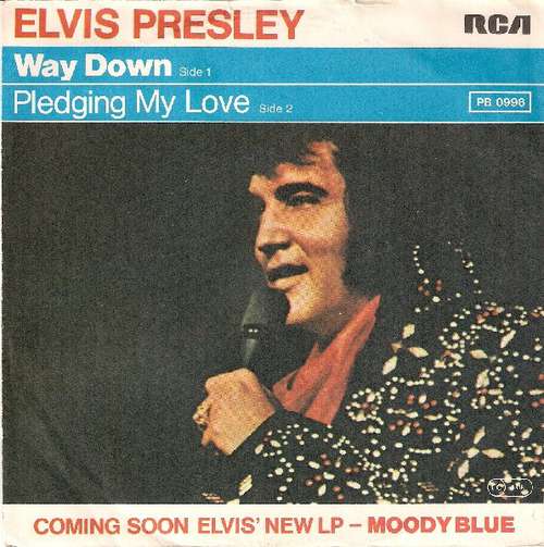 Cover zu Elvis Presley - Way Down (7, Single) Schallplatten Ankauf