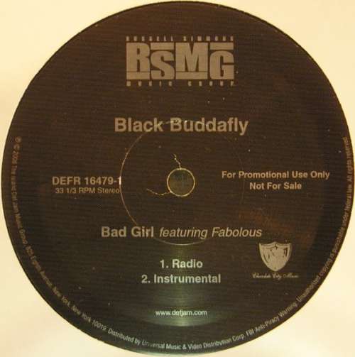 Cover Black Buddafly - Bad Girl (12, Promo) Schallplatten Ankauf