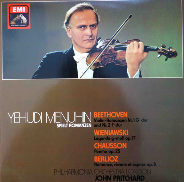 Cover Yehudi Menuhin With Philharmonia Orchestra Conducted By John Pritchard - Menuhin Spielt Romanzen (LP, Album) Schallplatten Ankauf
