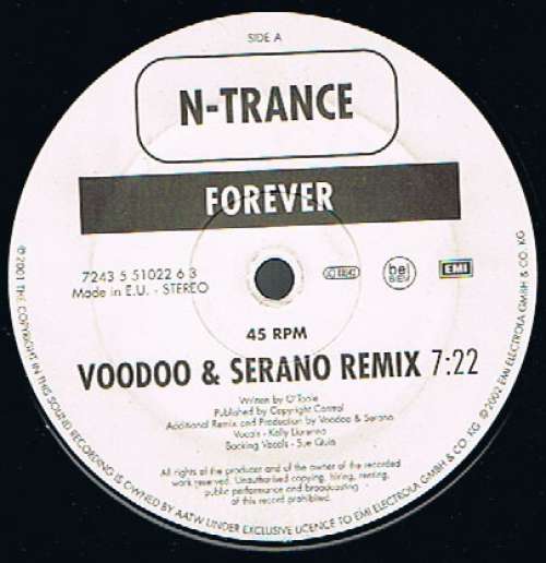 Cover N-Trance - Forever (12) Schallplatten Ankauf