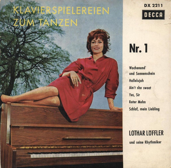 Cover Lothar Löffler Mit Rhythmusgruppe - Klavierspielereien Zum Tanzen Nr. 1 (7, EP) Schallplatten Ankauf