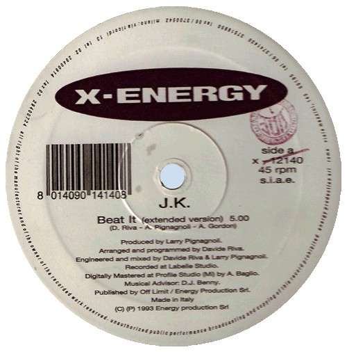 Cover J.K. - Beat It (12) Schallplatten Ankauf