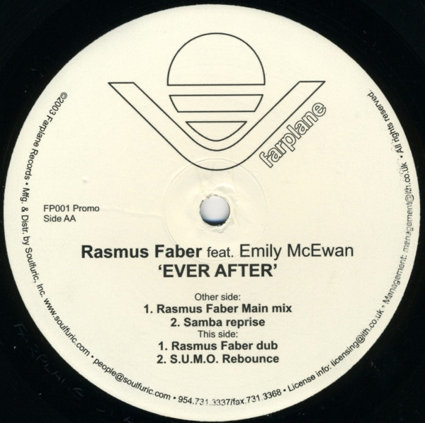 Cover Rasmus Faber Feat. Emily McEwan - Ever After (12, Promo) Schallplatten Ankauf