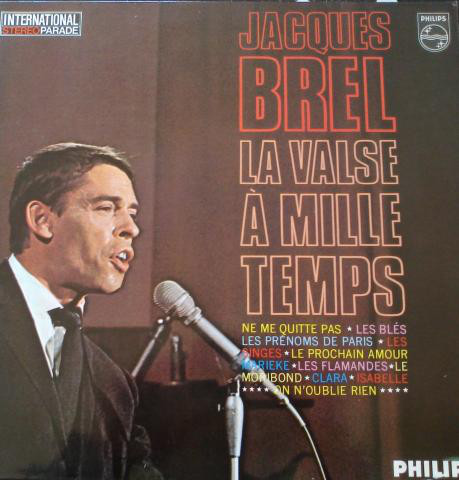 Cover Jacques Brel - La Valse À Mille Temps (LP, Comp) Schallplatten Ankauf