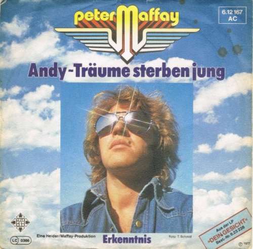 Cover Peter Maffay - Andy - Träume Sterben Jung (7, Single) Schallplatten Ankauf