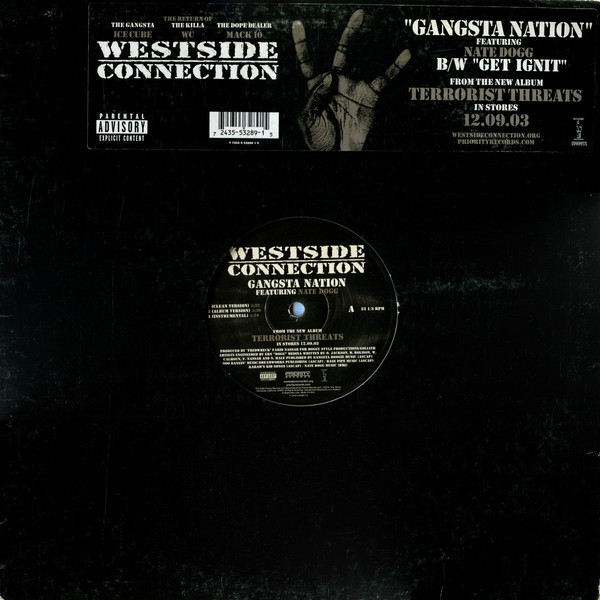 Cover Westside Connection - Gangsta Nation (12) Schallplatten Ankauf