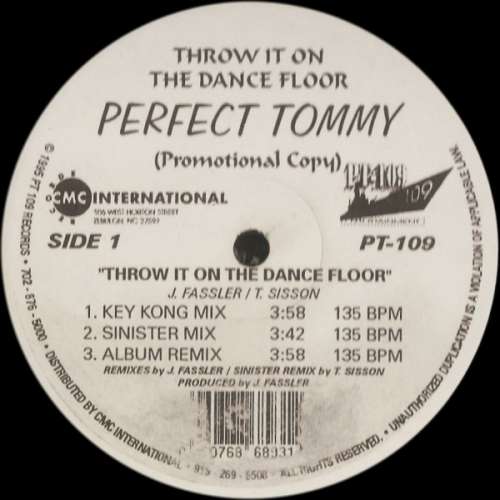 Bild Perfect Tommy - Throw It On The Dance Floor (12, Promo) Schallplatten Ankauf