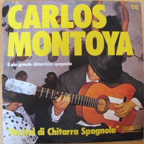 Cover Carlos Montoya - Recital Di Chitarra Spagnola (LP, RE) Schallplatten Ankauf
