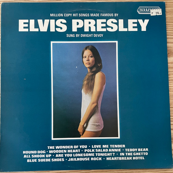 Cover Dwight Devoy - Million-Copy Hit Songs Made Famous By Elvis Presley (LP, Blu) Schallplatten Ankauf
