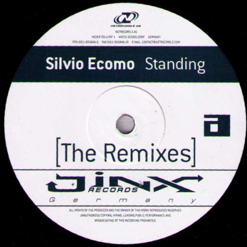 Cover Silvio Ecomo - Standing (The Remixes) (12) Schallplatten Ankauf