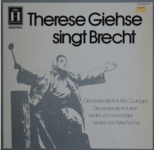 Cover Therese Giehse - Therese Giehse Singt Brecht (LP, Album) Schallplatten Ankauf