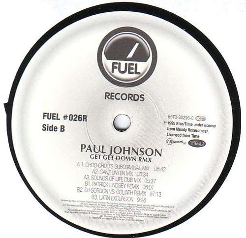 Cover Paul Johnson - Get Get Down (Remix) (12) Schallplatten Ankauf