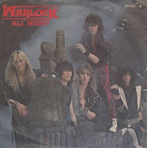 Cover Warlock (2) - All Night (7, Single) Schallplatten Ankauf