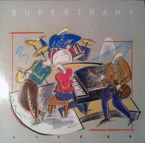 Cover Supertramp - Live '88 (LP, Album) Schallplatten Ankauf