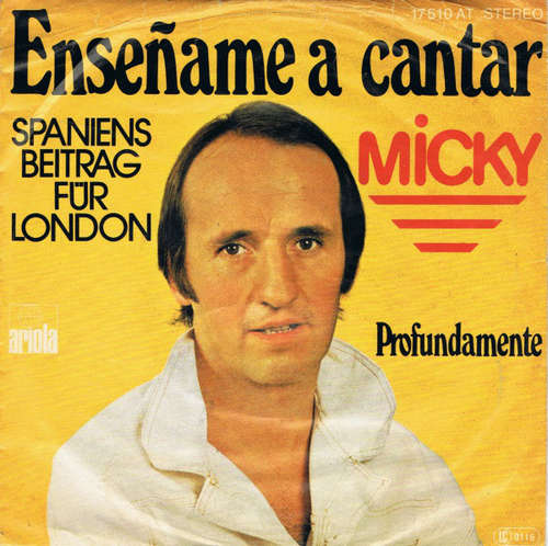 Cover Micky (3) - Enseñame A Cantar (7, Single) Schallplatten Ankauf