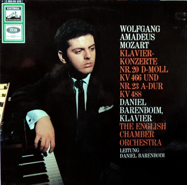 Cover Wolfgang Amadeus Mozart - Daniel Barenboim, The English Chamber Orchestra* - Klavierkonzerte Nr. 20 D-moll KV 466 Und Nr. 23 A-dur KV 488 (LP) Schallplatten Ankauf