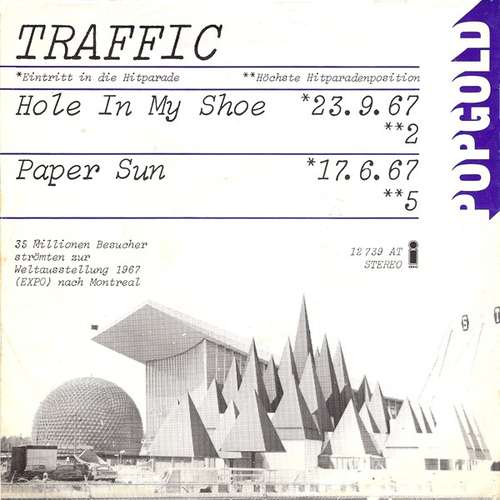 Cover Traffic - Hole In My Shoe / Paper Sun (7, Single) Schallplatten Ankauf