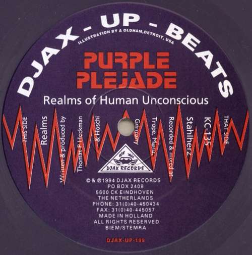 Cover Purple Plejade - Realms Of Human Unconscious (12, Pur) Schallplatten Ankauf