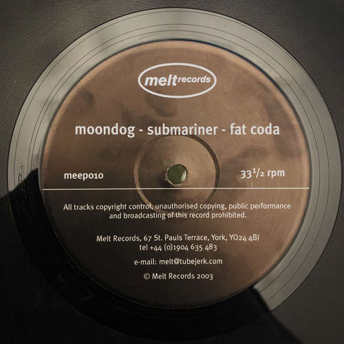 Cover Moondog / Submariner / Fat Coda - Lush / Spike / Rubber Sun Suite (12) Schallplatten Ankauf