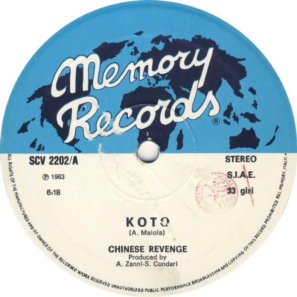 Cover Koto - Chinese Revenge (12) Schallplatten Ankauf