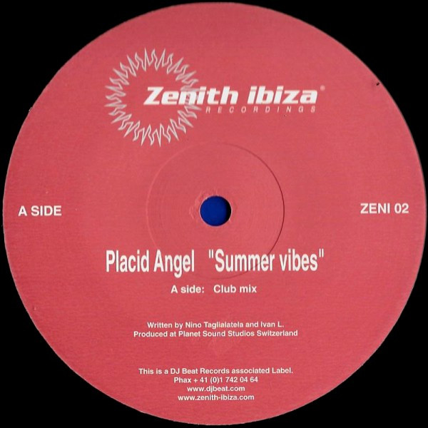 Cover Placid Angel - Summer Vibes (12) Schallplatten Ankauf