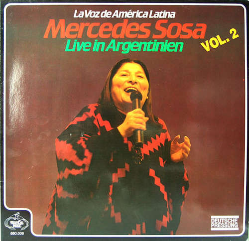 Cover Mercedes Sosa - Live In Argentinien (Vol. 2) (LP) Schallplatten Ankauf