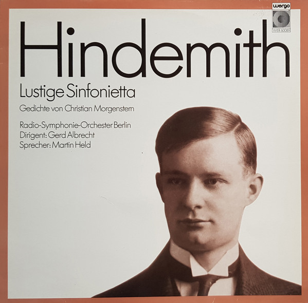 Cover Hindemith* - Radio-Symphonie-Orchester Berlin, Gerd Albrecht, Martin Held - Lustige Sinfonietta (LP) Schallplatten Ankauf