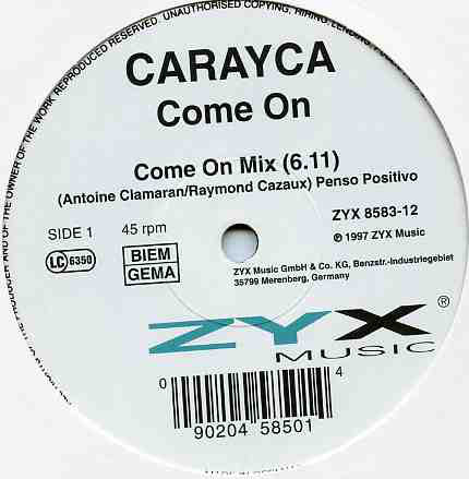 Bild Carayca - Come On (12) Schallplatten Ankauf