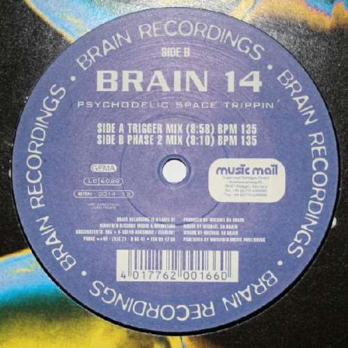 Cover Brain 14* - Psychodelic Space Trippin' (12) Schallplatten Ankauf