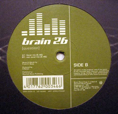 Cover Brain 26* - Question (12) Schallplatten Ankauf