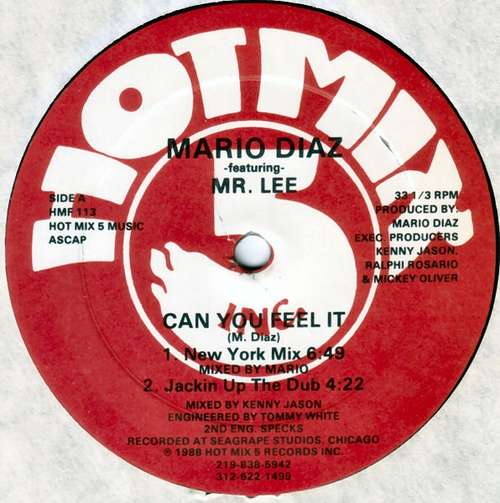 Cover Mario Diaz Featuring Mr. Lee - Can You Feel It (12) Schallplatten Ankauf