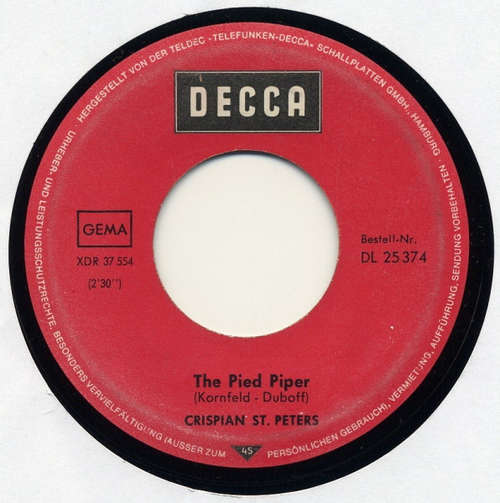 Bild Crispian St. Peters - You Were On My Mind / The Pied Piper (7, Single) Schallplatten Ankauf