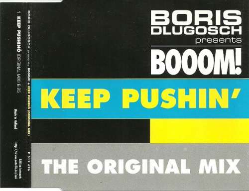 Cover Boris Dlugosch presents Booom! - Keep Pushin' (CD, Single, Promo) Schallplatten Ankauf