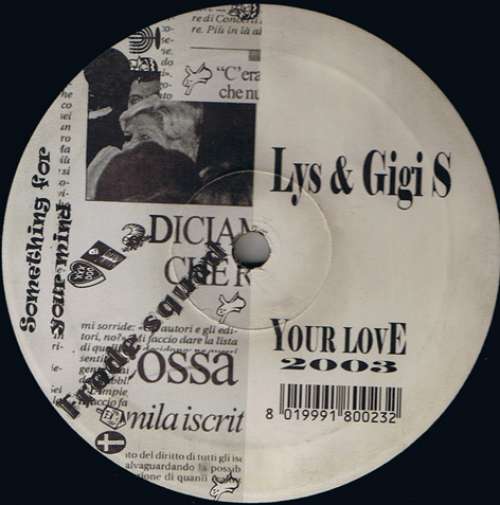 Cover Lys & Gigi S - Your Love 2003 (12, S/Sided, Promo) Schallplatten Ankauf