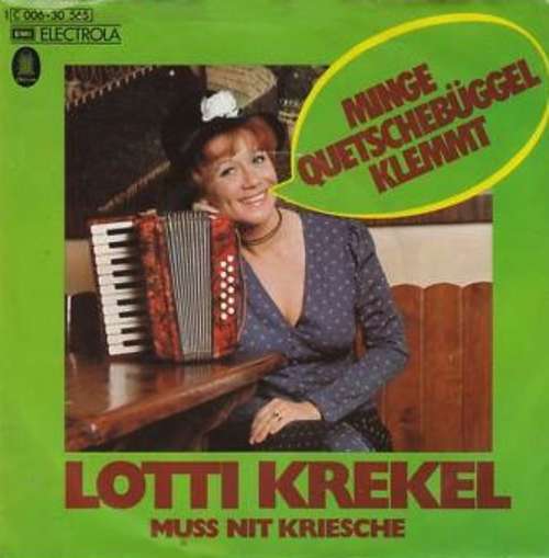 Cover Lotti Krekel - Minge Quetschebüggel Klemmt (7, Single) Schallplatten Ankauf