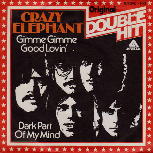Cover Crazy Elephant - Gimme Gimme Good Lovin' / Dark Part Of My Mind (7, Single) Schallplatten Ankauf
