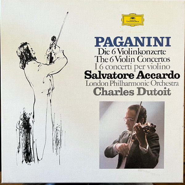 Cover Paganini* / Salvatore Accardo - Die  6 Violinkonzerte (5xLP + Box) Schallplatten Ankauf