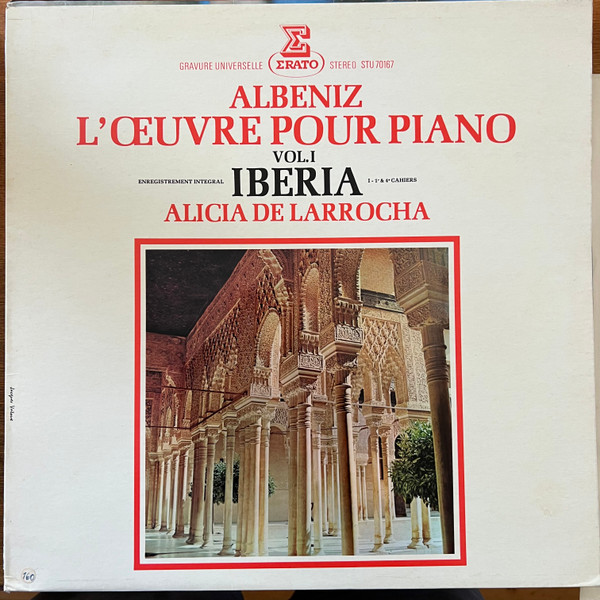 Cover Isaac Albeniz* - Alicia De Larrocha - Iberia Vol. I (LP) Schallplatten Ankauf