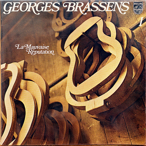 Cover Georges Brassens - 1 - La Mauvaise Réputation (LP, Album, Comp, RE, Gat) Schallplatten Ankauf