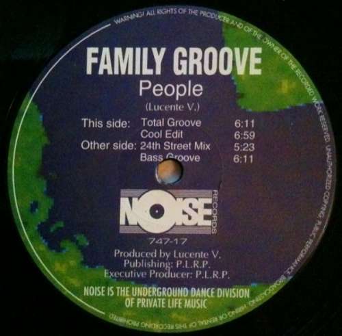 Cover Family Groove - People (12) Schallplatten Ankauf