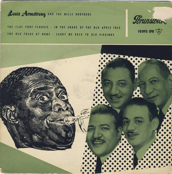 Cover Louis Armstrong And The Mills Brothers - Louis Armstrong And The Mills Brothers (7, EP) Schallplatten Ankauf