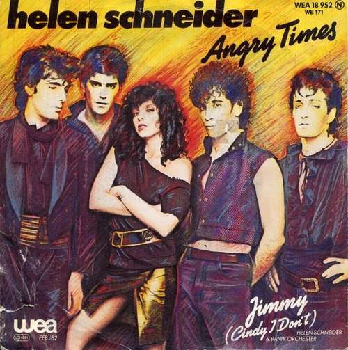 Cover Helen Schneider - Angry Times (7, Single) Schallplatten Ankauf